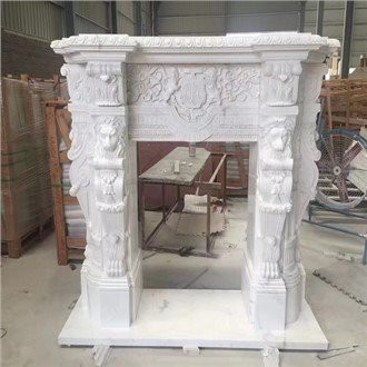 Top Mantel Lle Tân Marmor
